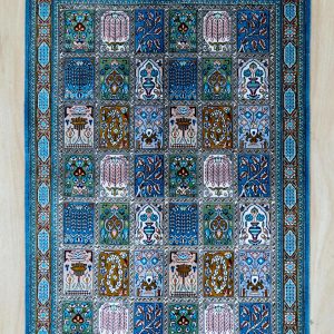 فرش تمام ابریشم-خشتی